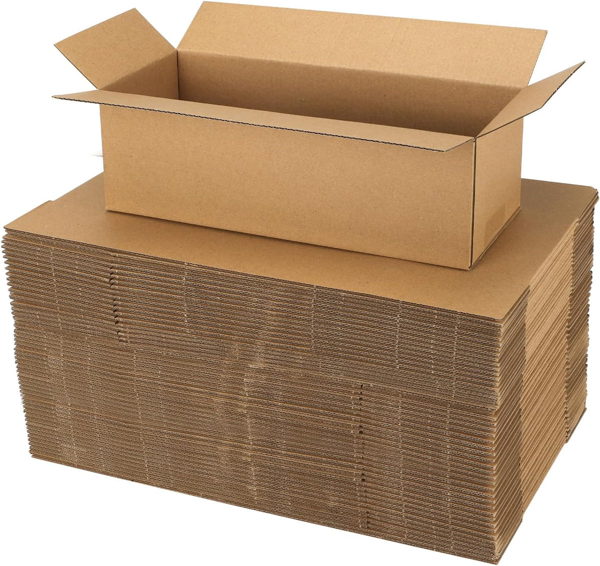 40 Packs 12x4x4 Shipping Boxes for Small Business, Corrugated Cardboard Boxes Bulk for Shipping Packing Mailing