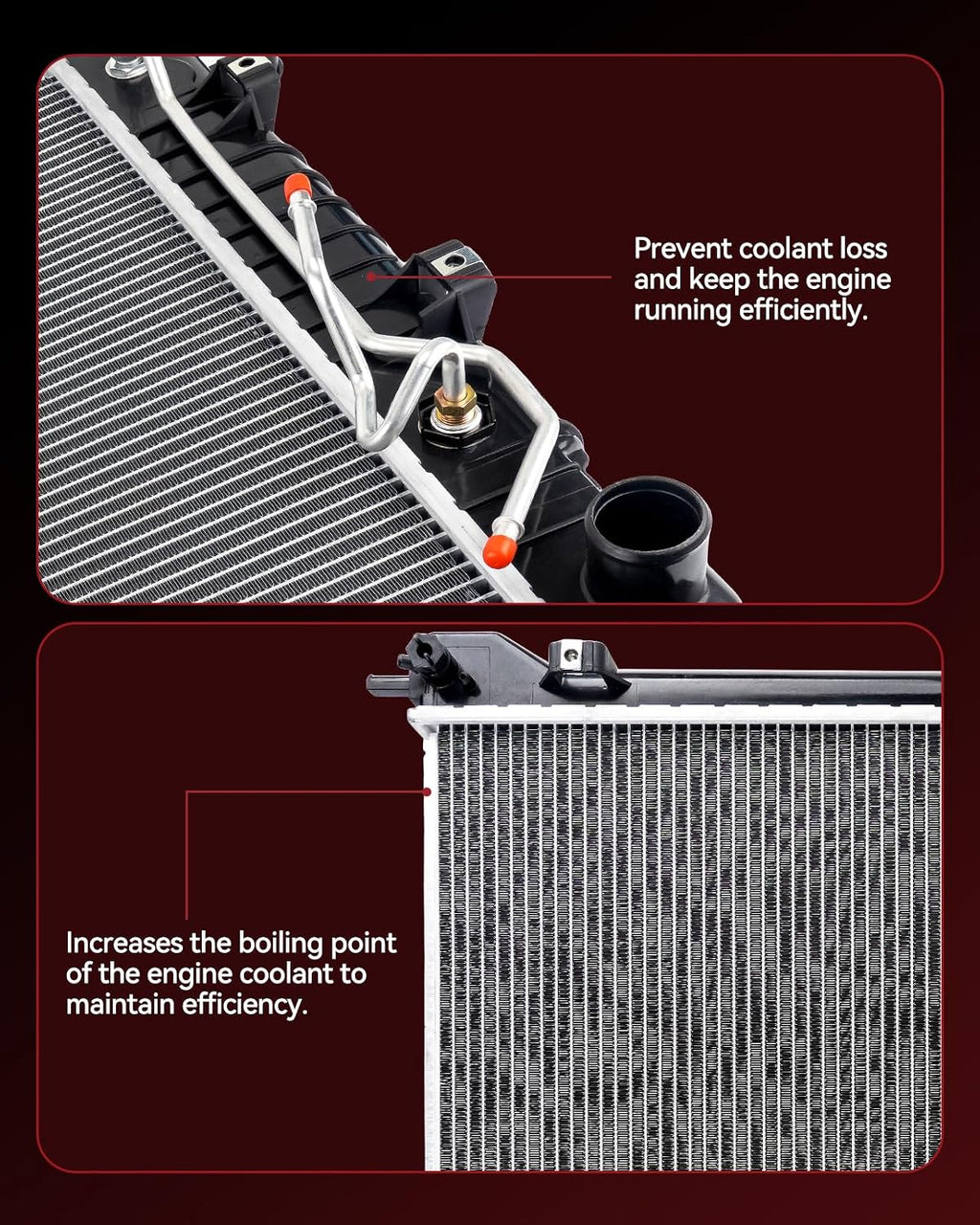 CU13157 Car Radiators Fit for Charger, Challenger, 300