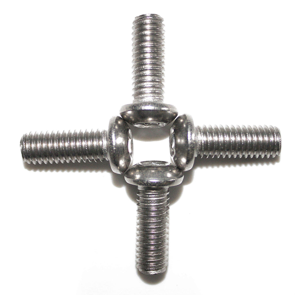 Fullerkreg M4-0.70 x 16mm Button Head Socket Cap Bolts, 100 Pcs