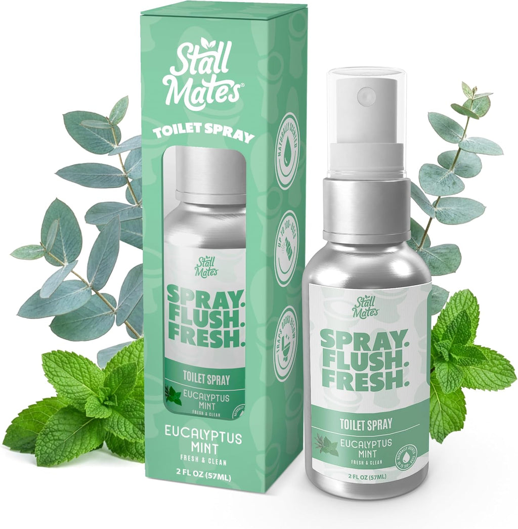 Spray. Flush. Fresh. Toilet Spray, Eucalyptus Mint, 2.02oz