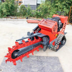Mini Walk-Behind Trencher Crawler Skid Steer Ditching Equipment