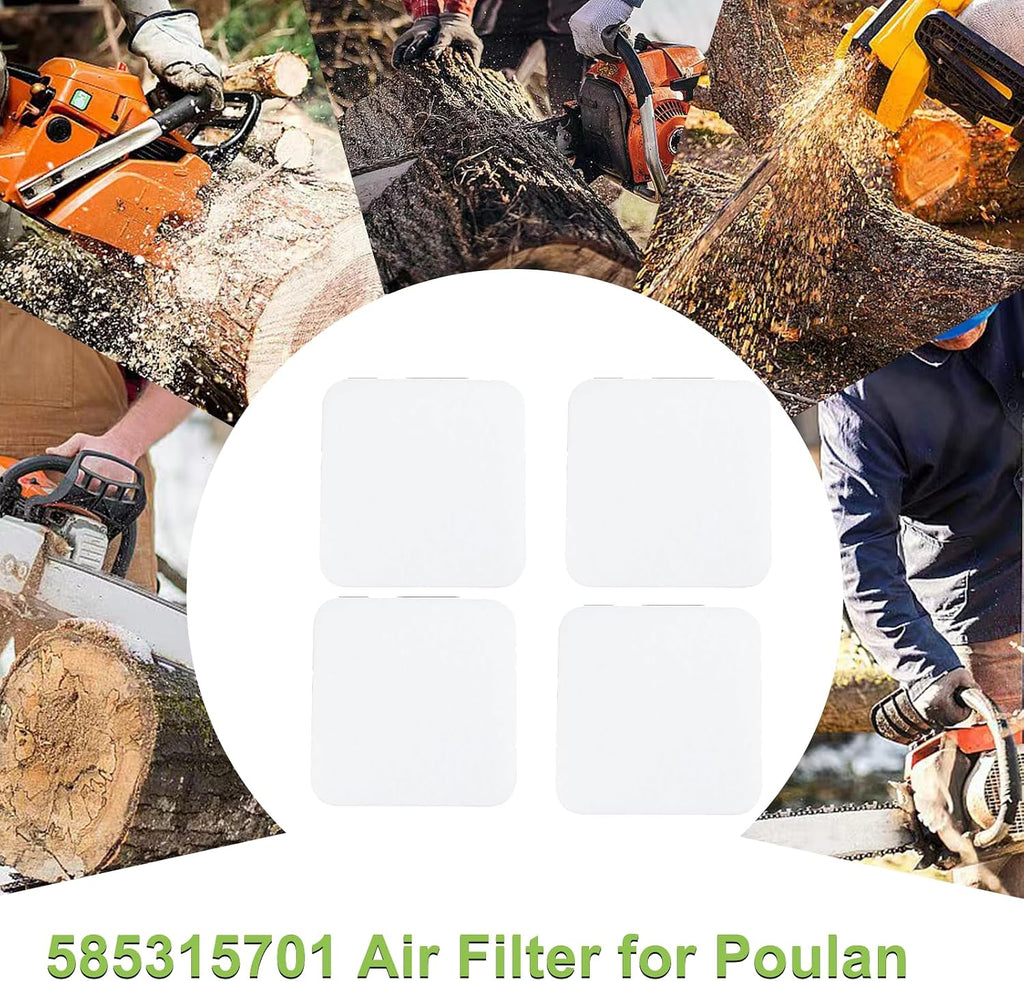Air Filter for Poulan PL3314 PL3816 PR4016 PR4018 Chainsaw Rep 585315701