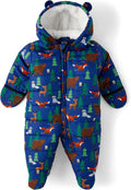 unisex-baby And Newborn Fleece Hoodie Zip Front Bunting Snowsuit