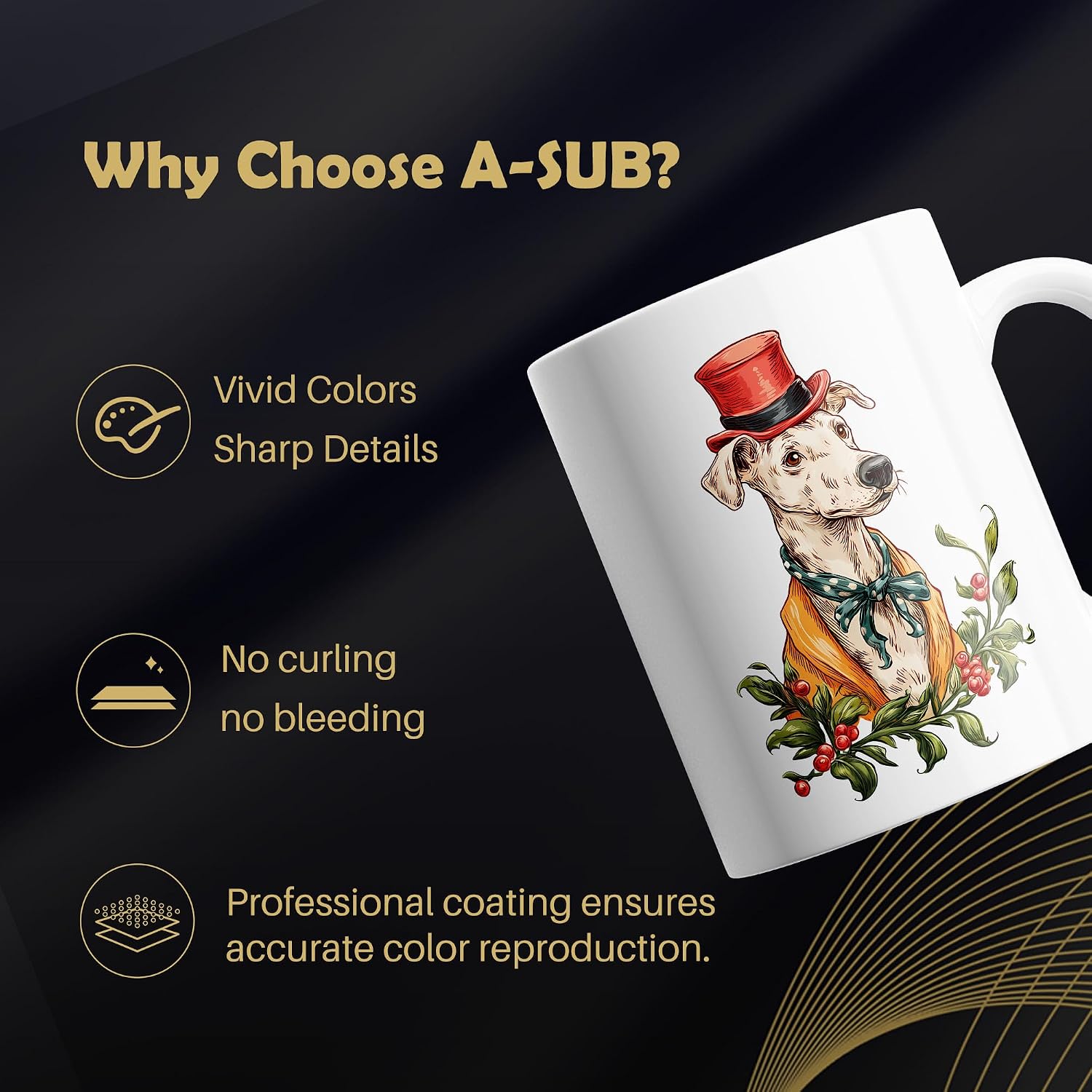Sublimation Paper 8.5x11 Inch, 125gsm 200 Sheets | Work with Inkjet Printer & Sublimation Ink