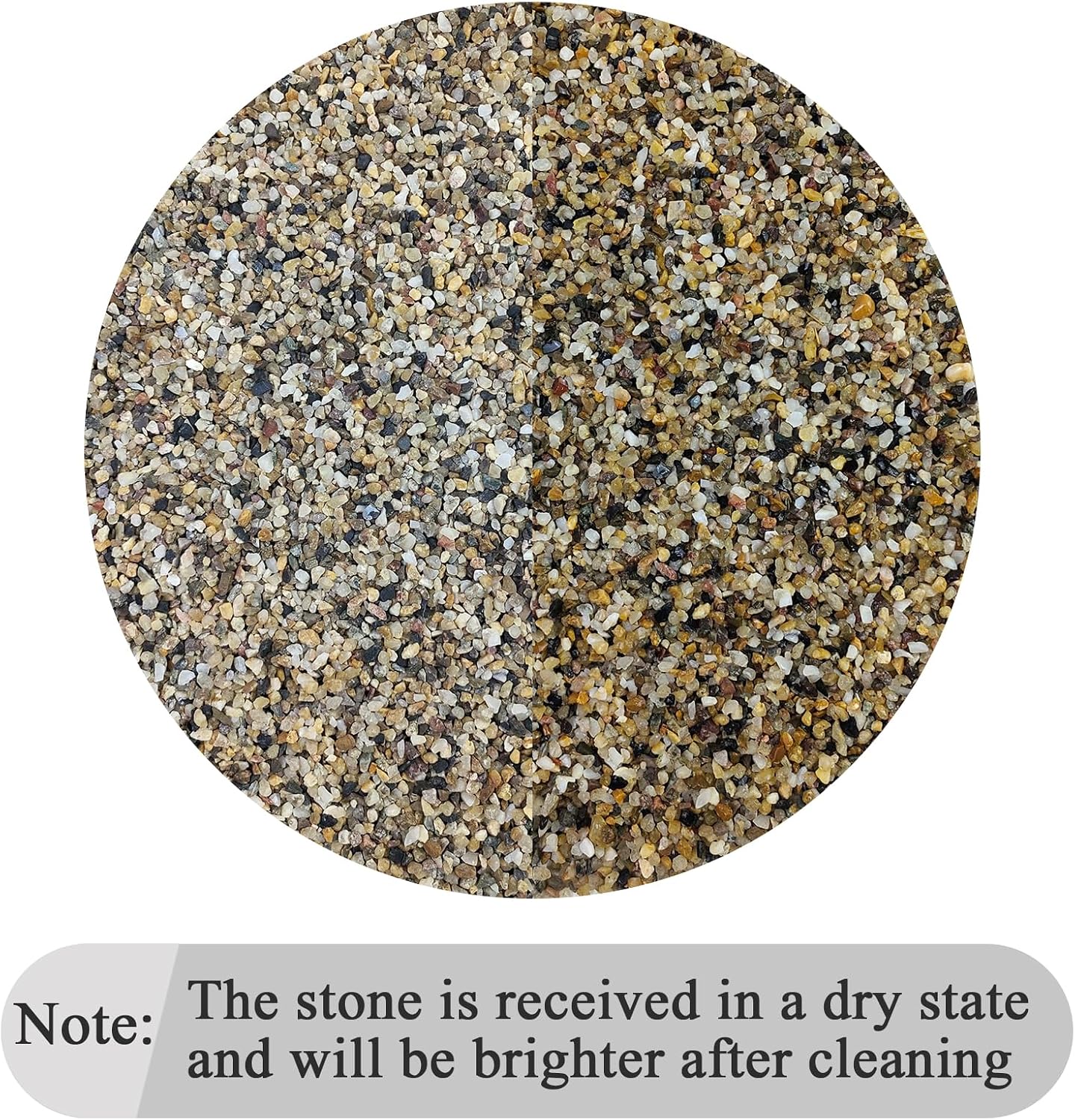 5 lbs Fish Tank Sand, 1/16 Inch Natural Aquarium Sand Gravel | Coarse Sand, Decorative Pea Gravel Stones for Fish