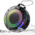 Bluetooth Speaker, 2026 Portable Wireless Shower Speaker, Digital Display Portable Speaker with Detachable hook ,IPX7