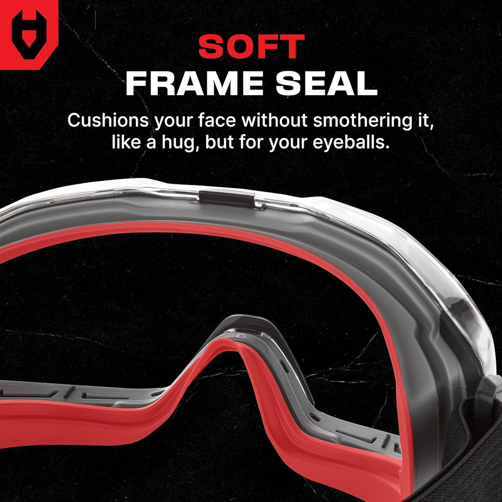 Anti Fog Safety Goggles Over Glasses For Men And Women — ANSI Z87.1 Premium Anti Scratch & UV380 — Eye Protection