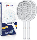 Electric Fly Swatter, Bug Zapper Companion, Mosquito Killer Racket | Gold Zone Voltage, 3mm Mesh, Apple-Like Weight