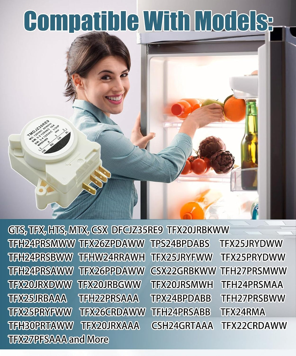 WR9X489 WR9X502 Refrigerator Defrost Timer Control