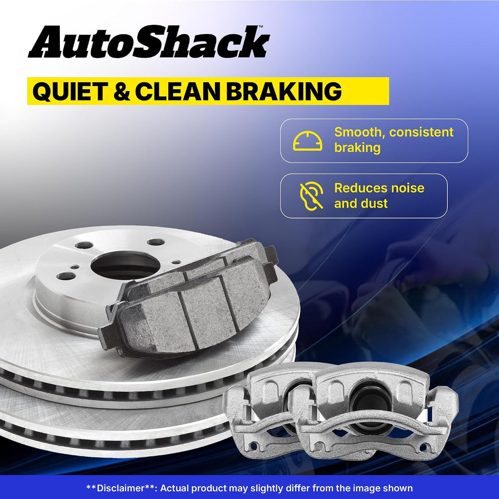 AutoShack Front Brake Rotors Pads & Calipers for Chevy Silverado 1500 2006 | 11.99" (304.6 mm) Brake Kit, direct-fit
