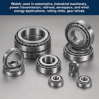 uxcell 32911 Tapered Roller Bearing Cone and Cup, 55x80x17mm, 2 Set