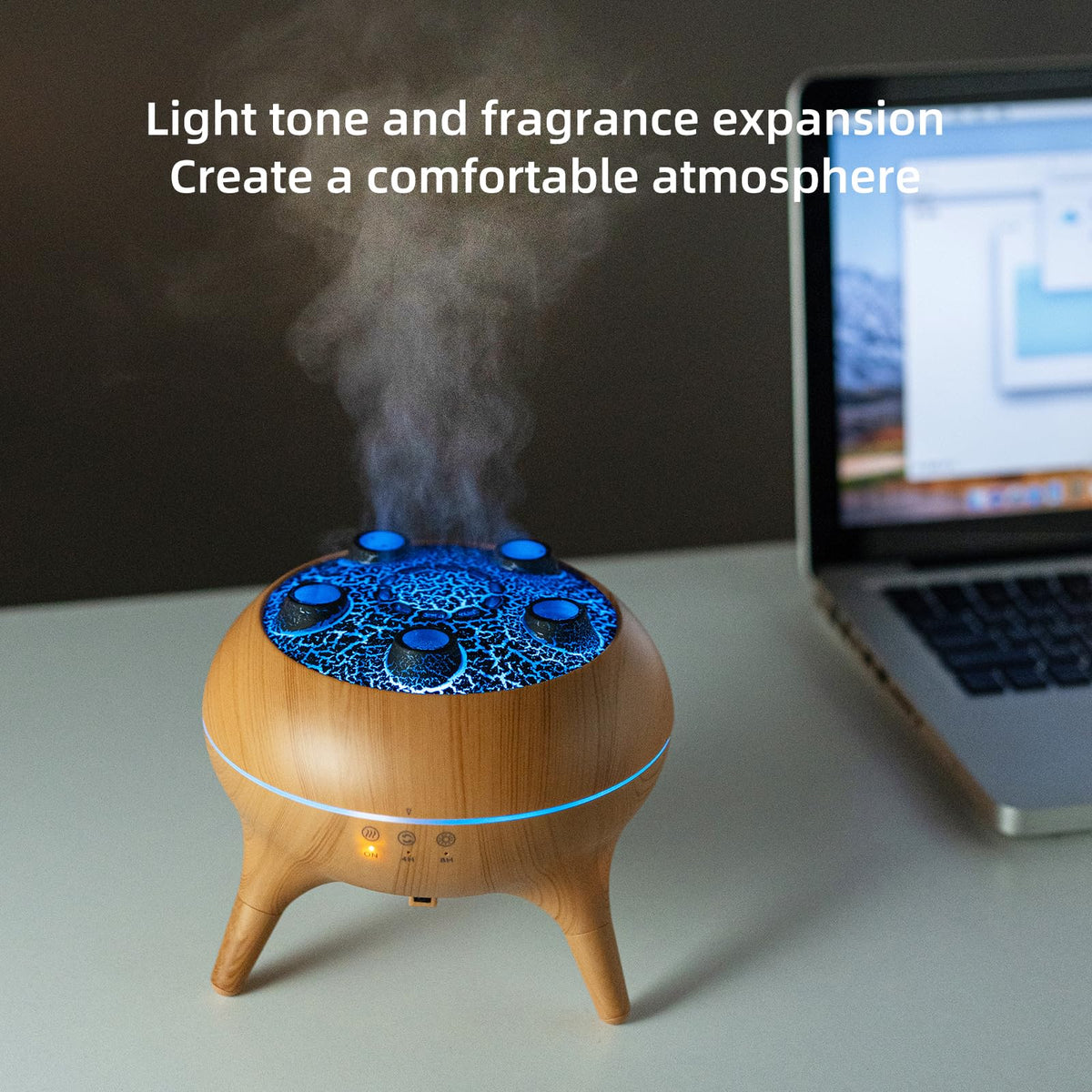 Essential Oil Diffuser 250ML,Jellyfish Diffuser Air Humidifiers Sound Pickup Ultrasonic Aromatherapy Diffuser Remote