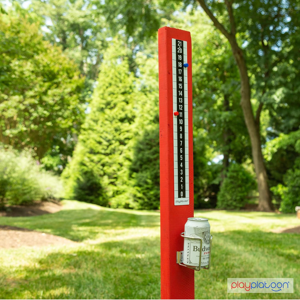 Cornhole Metal Scoreboard with Magnetic Score Keepers for Corn Hole Boards | 4 Magnetic Score Keepers