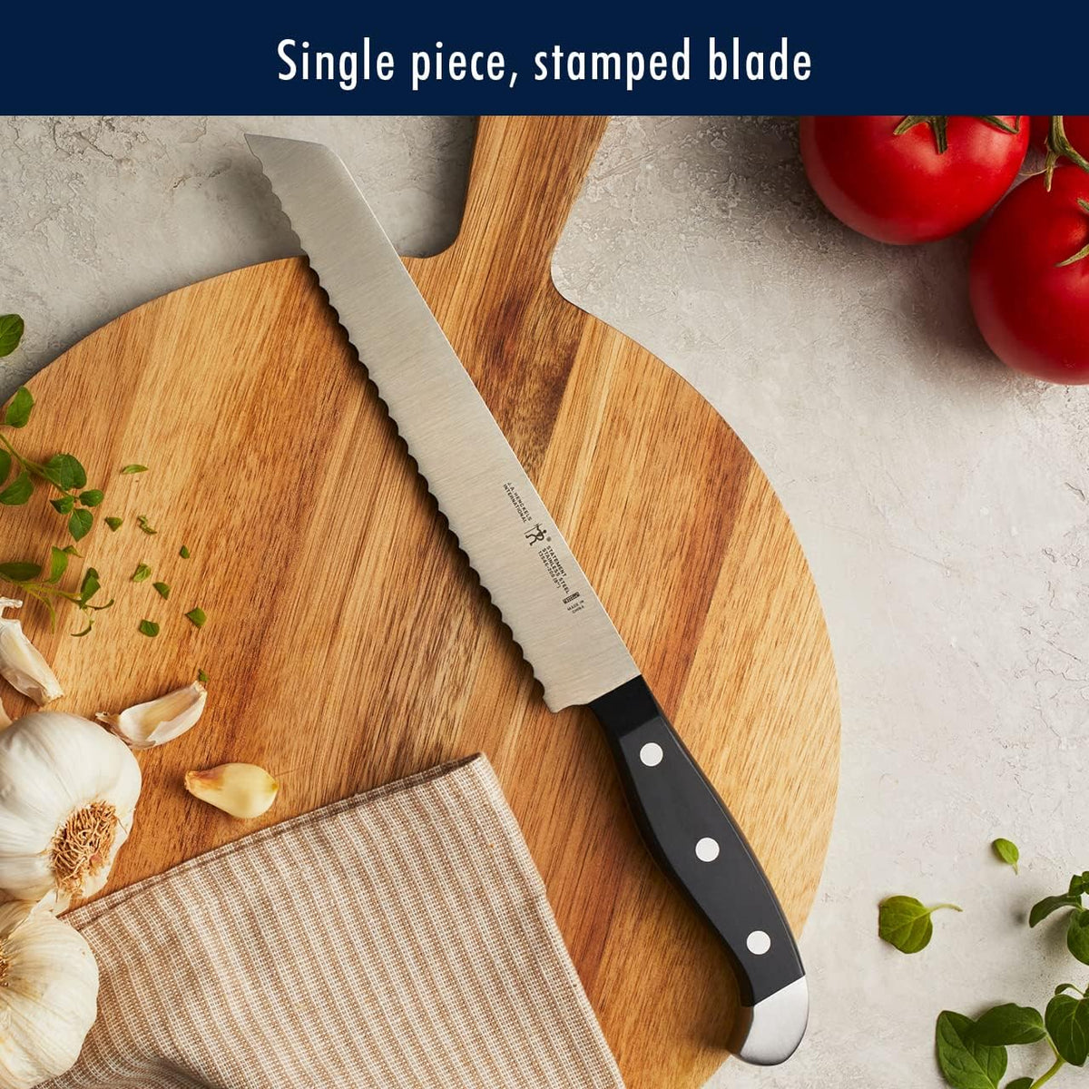 Statement 15 pc Knife Block Set, Razor-Sharp, German Engineered