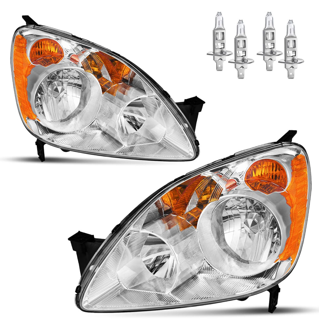 Headlights Assembly for 2005-2006 Honda CR-V 4-Door