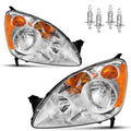 Headlights Assembly for 2005-2006 Honda CR-V 4-Door