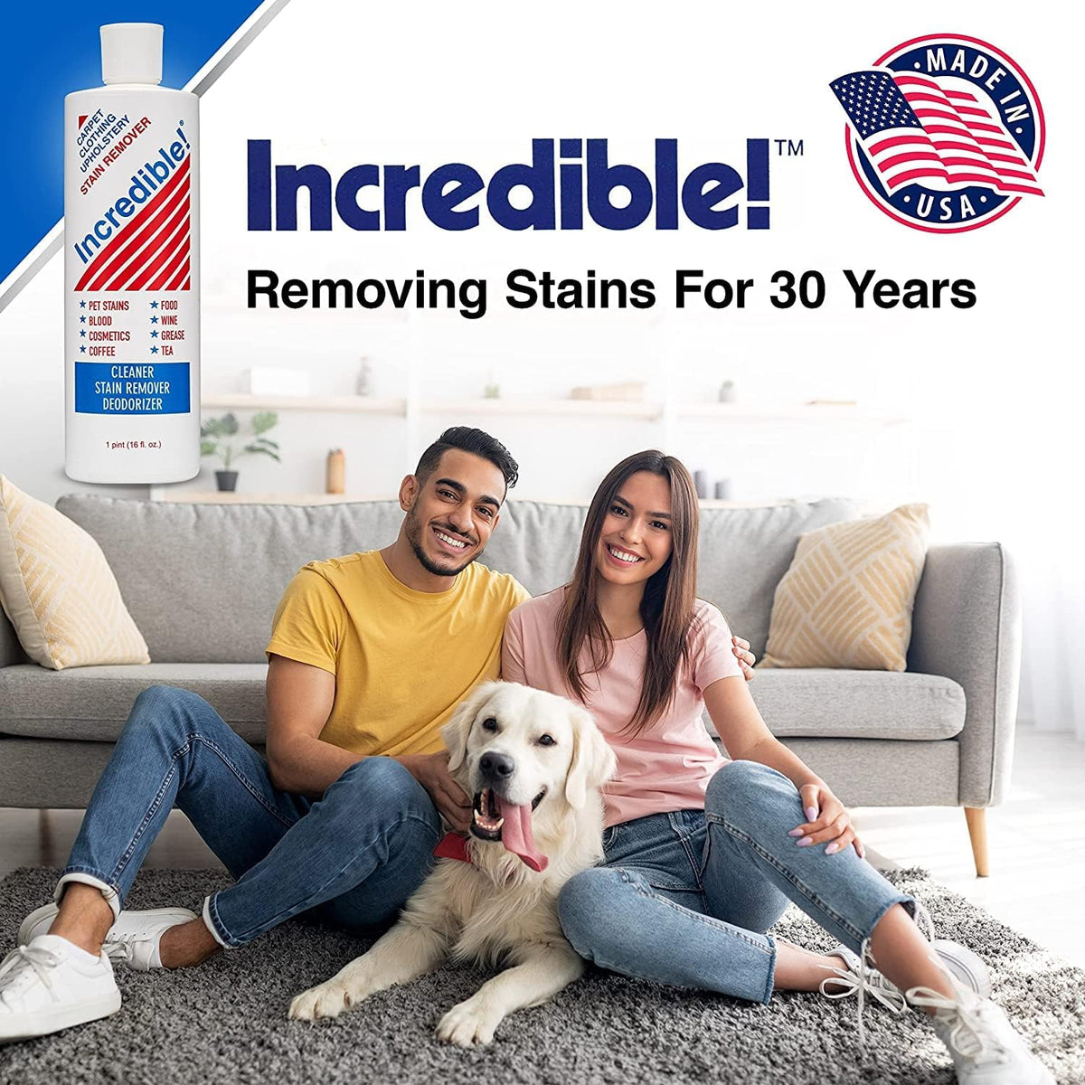 Stain Remover | Instant Spot Remover for New & Old Stains