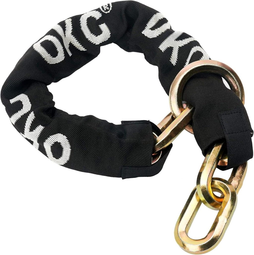 Maximum Heavy Duty Security Chain 2.6 ft x 1/2 in Thick, Hardened Alloy Steel Lock Chain, Cut Proof Chain Ideal for