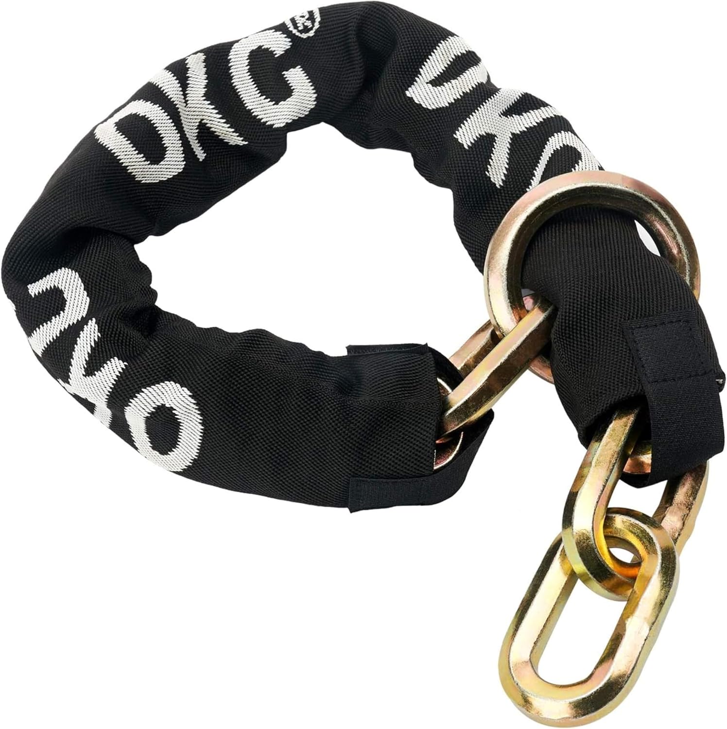 Maximum Heavy Duty Security Chain 2.6 ft x 1/2 in Thick, Hardened Alloy Steel Lock Chain, Cut Proof Chain Ideal for