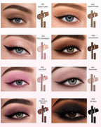 8 Colors Matte Liquid Eyeshadow Set, Neutral Nude Shades