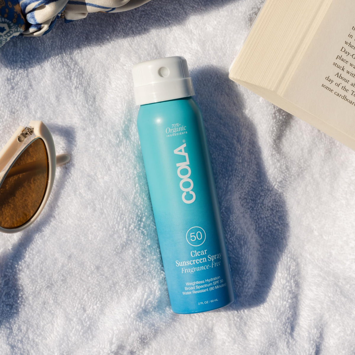 Clear Sunscreen Spray SPF 50, Fragrance Free, 2 fl oz