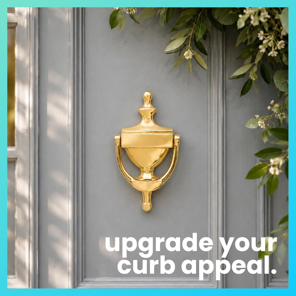 Door Knocker - Solid Brass Construction (Stock)