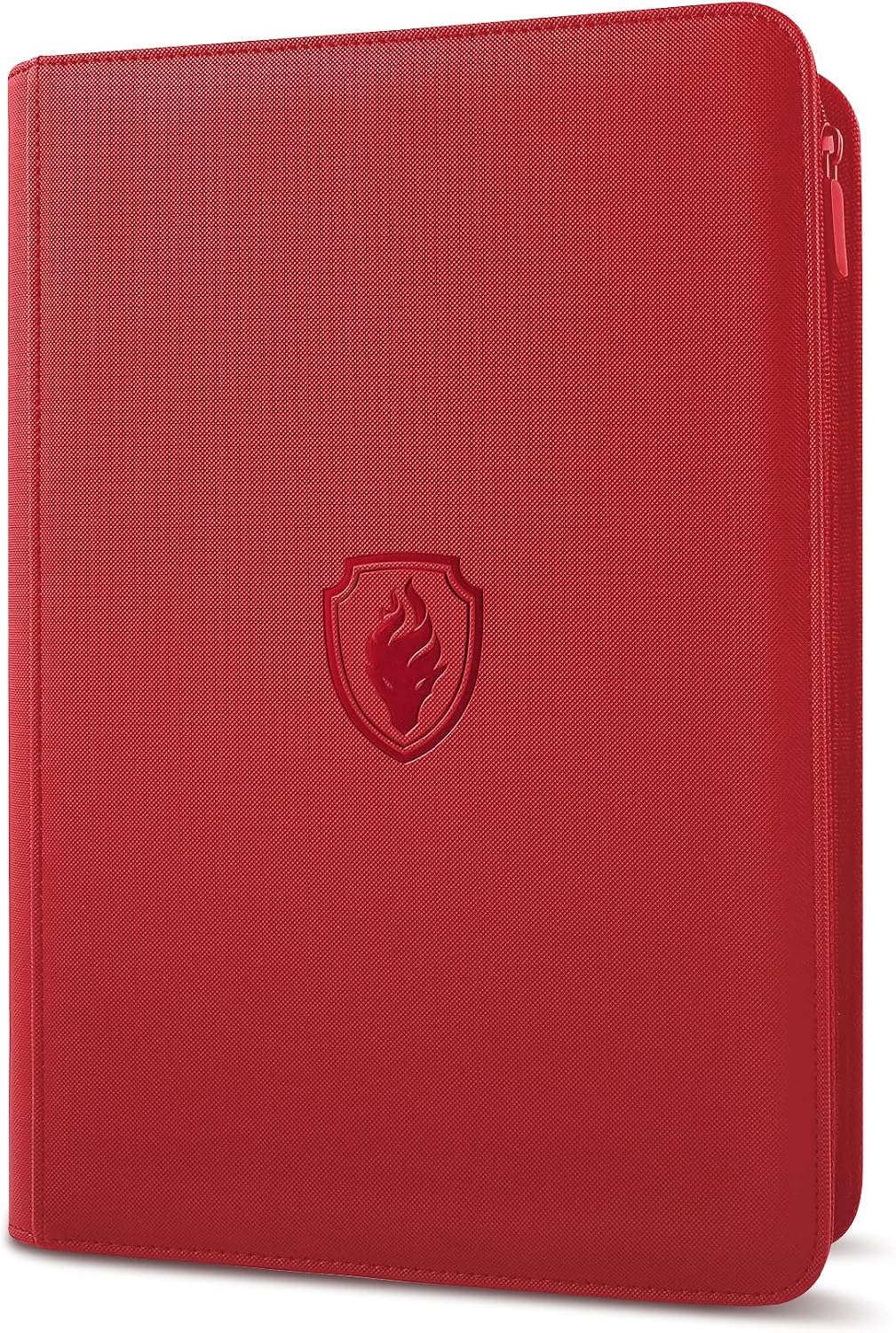 Premium Zip Card Binder, Fabmaker 9 Pocket Trading Card Binder PU Cover | Zipper Card Collection Album for 360 Cards
