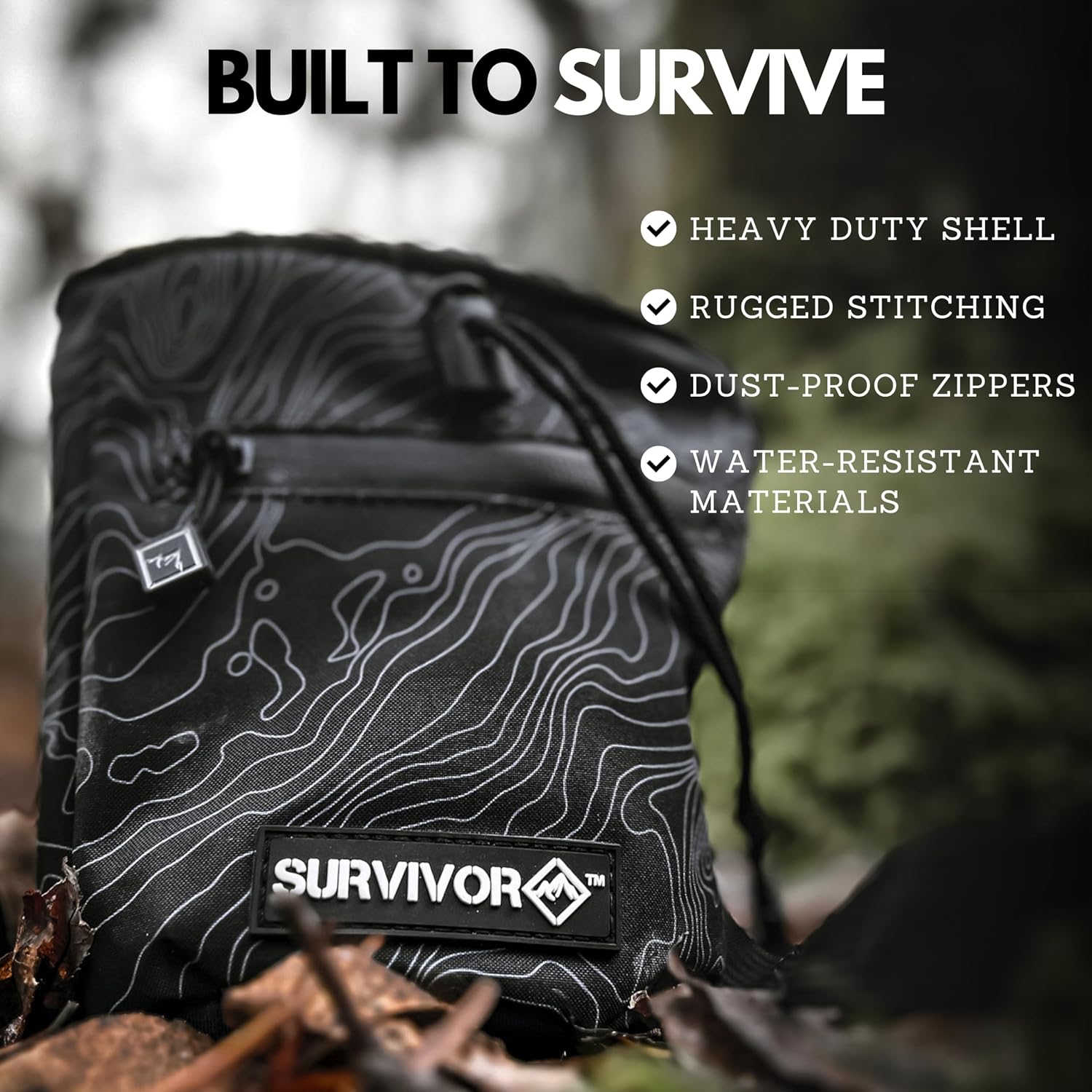 Chalk Bag for Rock Climbing, Bouldering, Weightlifting, and More