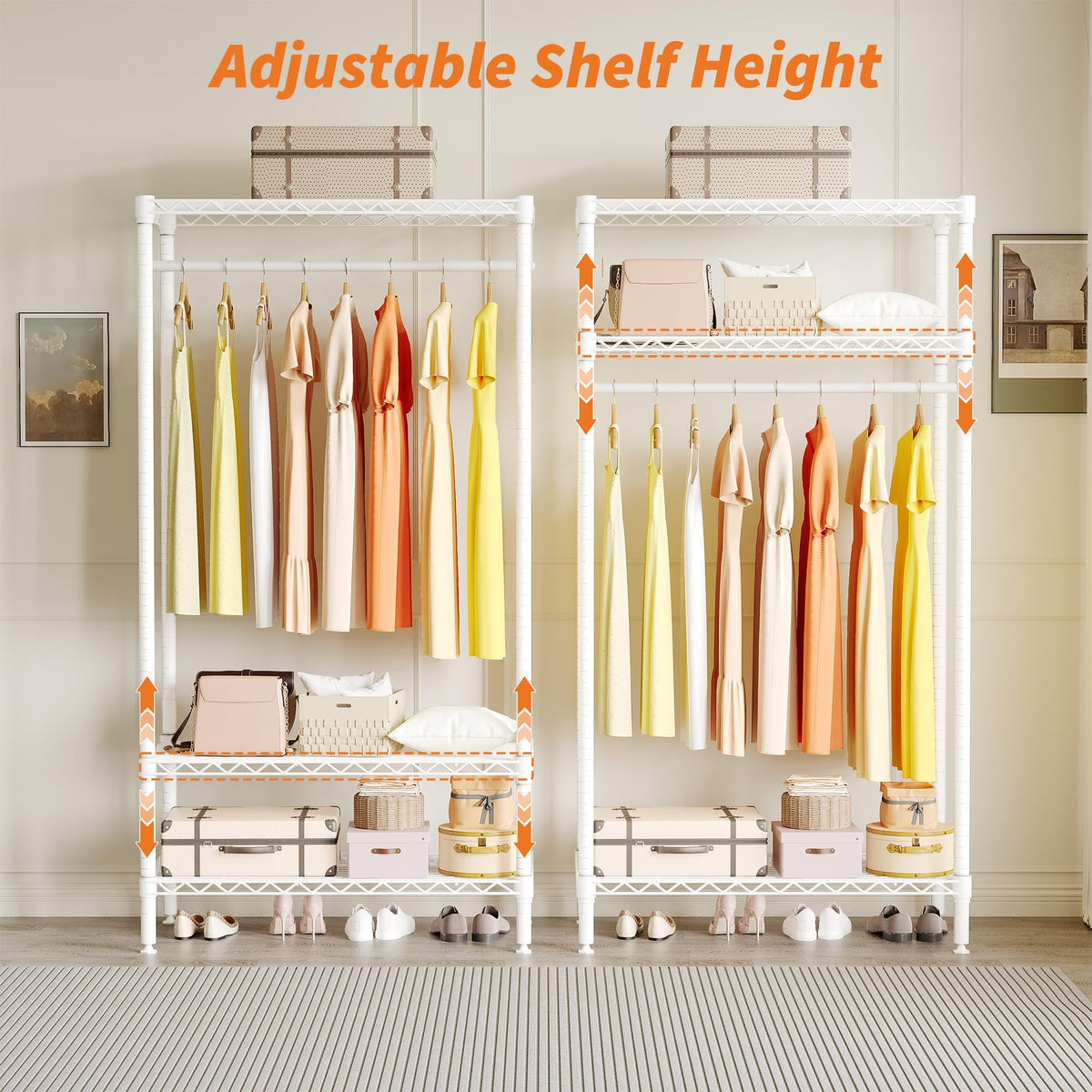 3-Tier Heavy Duty Freestanding Clothes Rack