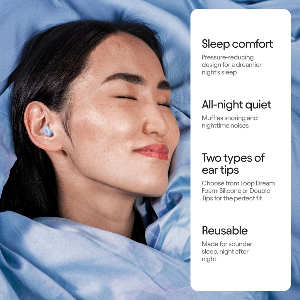 Dream Ear Plugs - Soft Silicone Hearing Protection for Sleep & Snoring