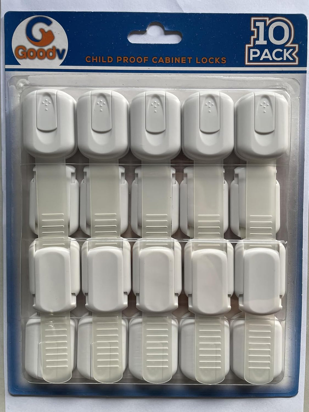 Child Safety Cabinet Locks - (10 Pack) Baby Proofing Latches to Drawer Door Fridge Oven Toilet Seat Kitchen Cupboard