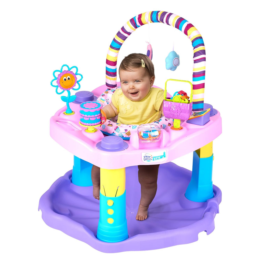 Exersaucer Bouncing Activity Saucer, Sweet Tea Party