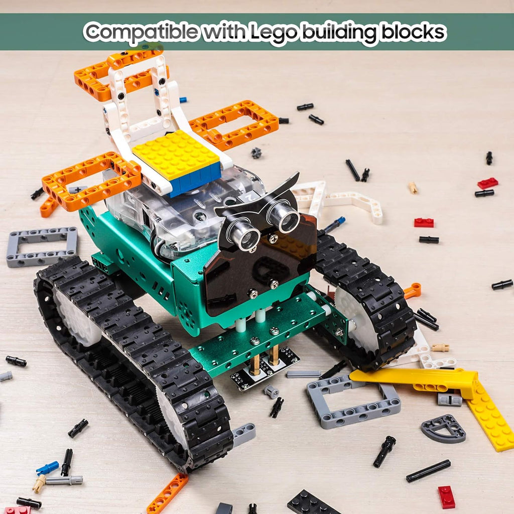 ELEGOO Owl Smart Robotics Car Kit V2.0 with Nano Compatible with Arduino | Build & Code STEM Project, Bluetooth