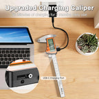 Preciva Digital Caliper 6 inch,Rechargeable Caliper with Oversized