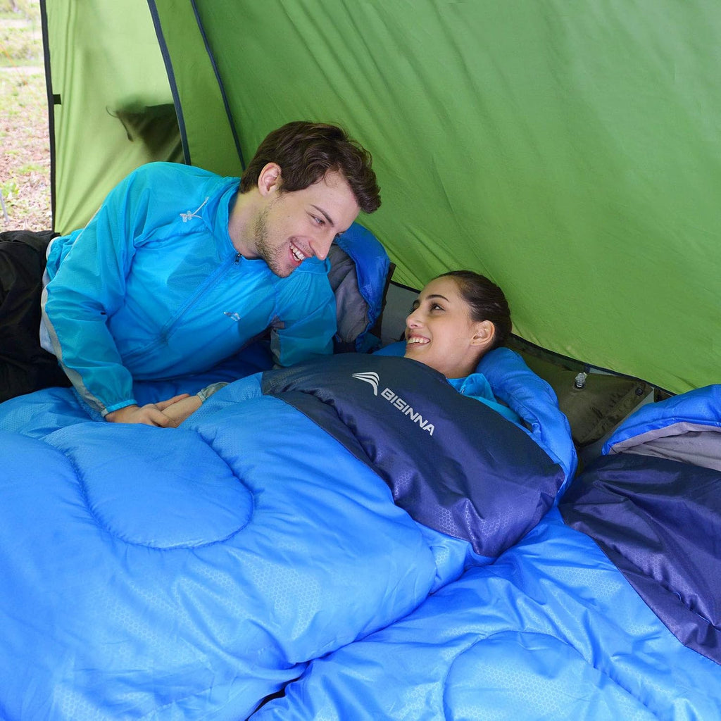 Sleeping Bag with Pillow - 4 Season Backpacking Sleeping Bag Lightweight Waterproof Warm and Washable for Adults