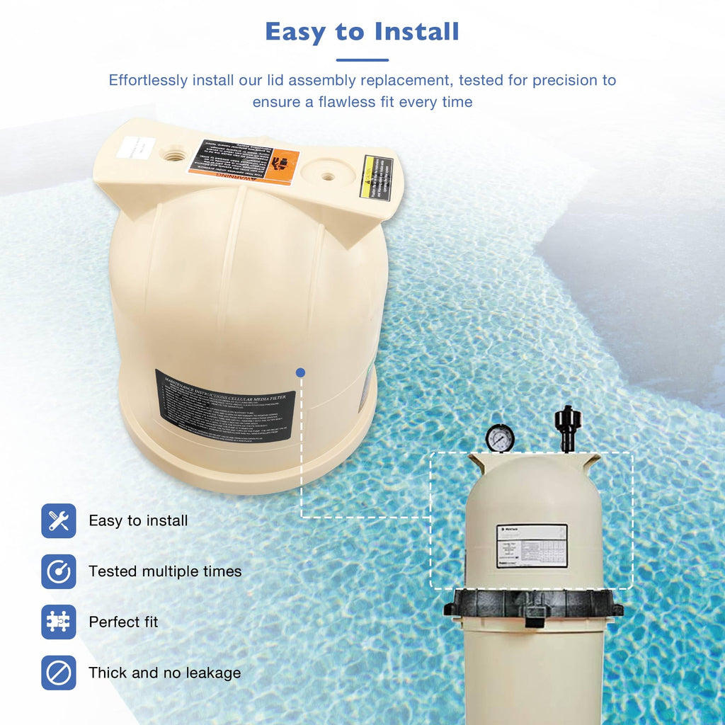 Pool Filter Lid Fits Pentair Clean & Clear CC75 CC150 CC200 & Predator