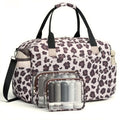 3Pcs Weekender Bags For Women, Carry On Bag, Overnight Bag