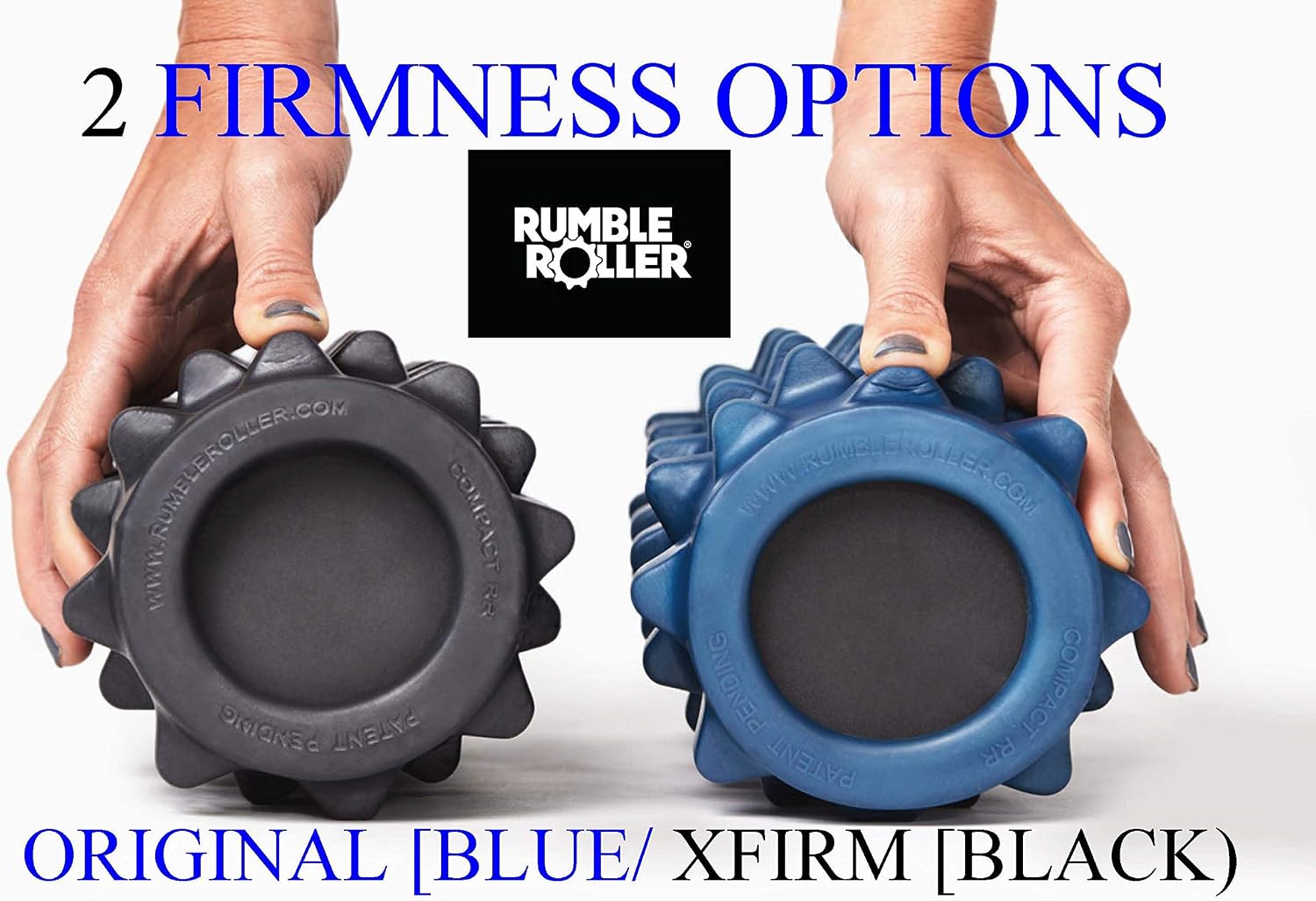 RumbleRoller Original Foam Roller Deep Tissue Massage Roller for Muscle Recovery (Midsize 22-Inch)