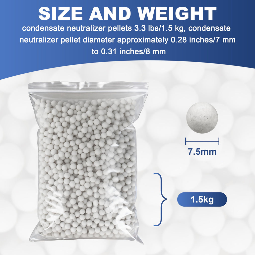 6.6 lbs 7-8mm Condensate Neutralizer Refill Media for Water Heater Filter