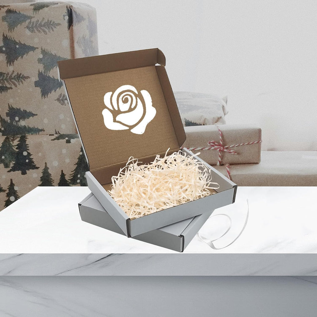6x5x1 inch White Shipping Boxes 50 Pack, Small Corrugated Cardboard Mailers