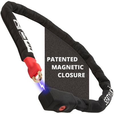 Viking Silver Sold Secure Magnetic Patented Robust Bike Chain Lock