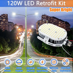 120W LED Shoebox Retrofit Kits, 16200LM 5000K Daylight, E39 Mogul Base