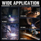 Auto Darkening Welding Helmet, Large View, LYG-M800H-FL