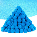 3.1 lbs Pool Filter Balls for Sand Filter, Reusable Pool Sand Filter Balls, Efficient Blue Filter Media Balls