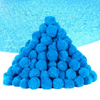 3.1 lbs Pool Filter Balls for Sand Filter, Reusable Pool Sand Filter Balls, Efficient Blue Filter Media Balls