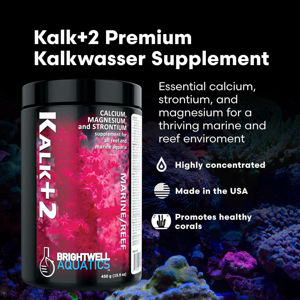 Kalk+2 Kalkwasser Powder for Reef Aquariums, 225g