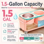 Easy-Use Gen 2 Mop Bucket, Clean/Dirty Water Separation, Pink