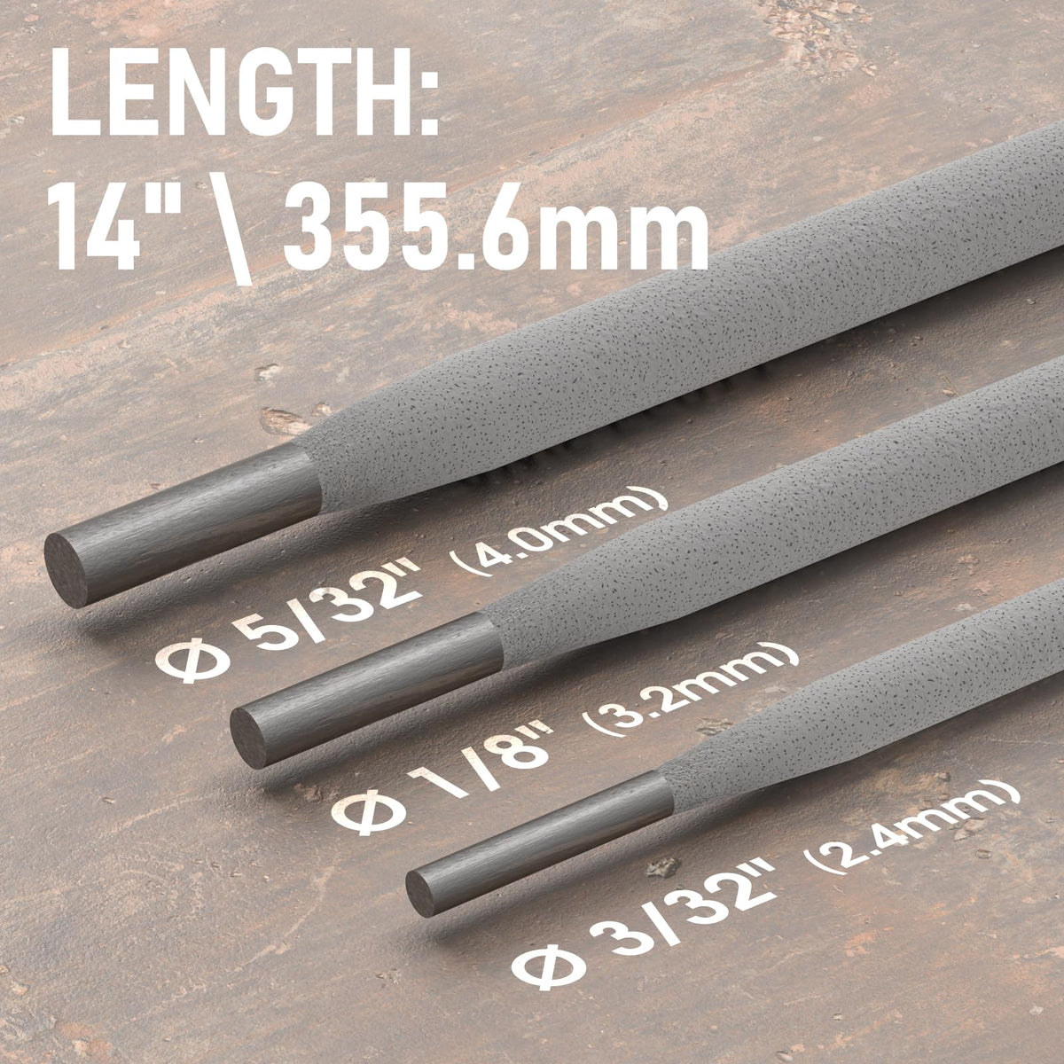 YESWELDER E6013 5/32'' 10LB Welding Rods Stick Electrodes