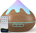 500ML Essential Oil Diffuser, Ultrasonic Aromatherapy Diffuser with Remote Control, Air Diffusers for Home Office