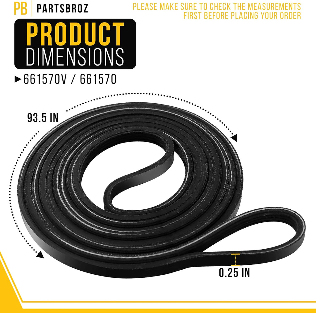 Dryer Belt for Whirlpool GGW9200LW1
